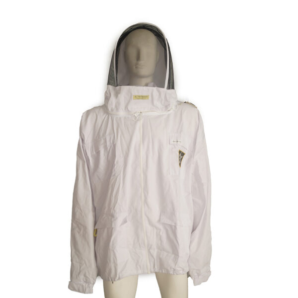 Blouson d'apiculture avec voile Sherrif blanc