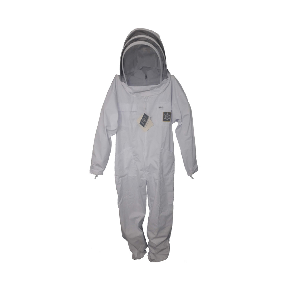 Combinaison d'apiculture avec voile sherrif blanc