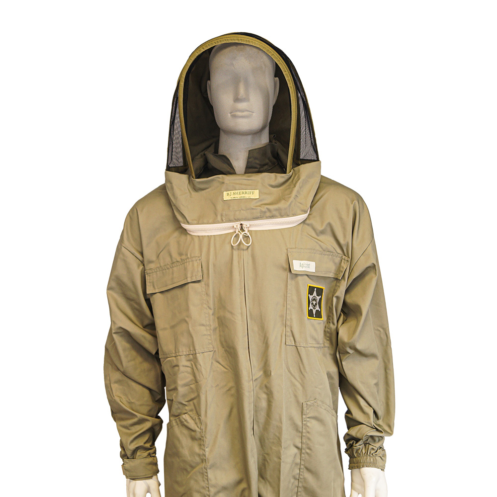 Combinaison d'apiculture avec voile sherrif kaki – Image 2