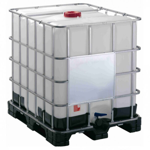 Container 1000l reconditionné pour sirop avec coude