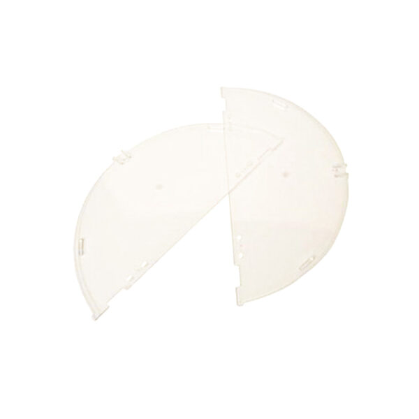 Demi-couvercle plexiglass pour extracteur 4 demi-cadres