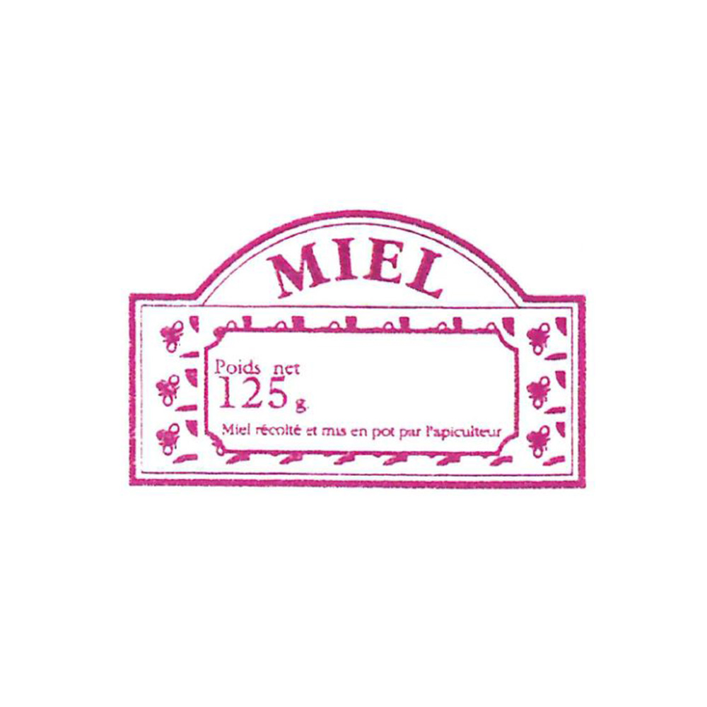 100 étiquettes adhésives anglaises 41x25mm 125g