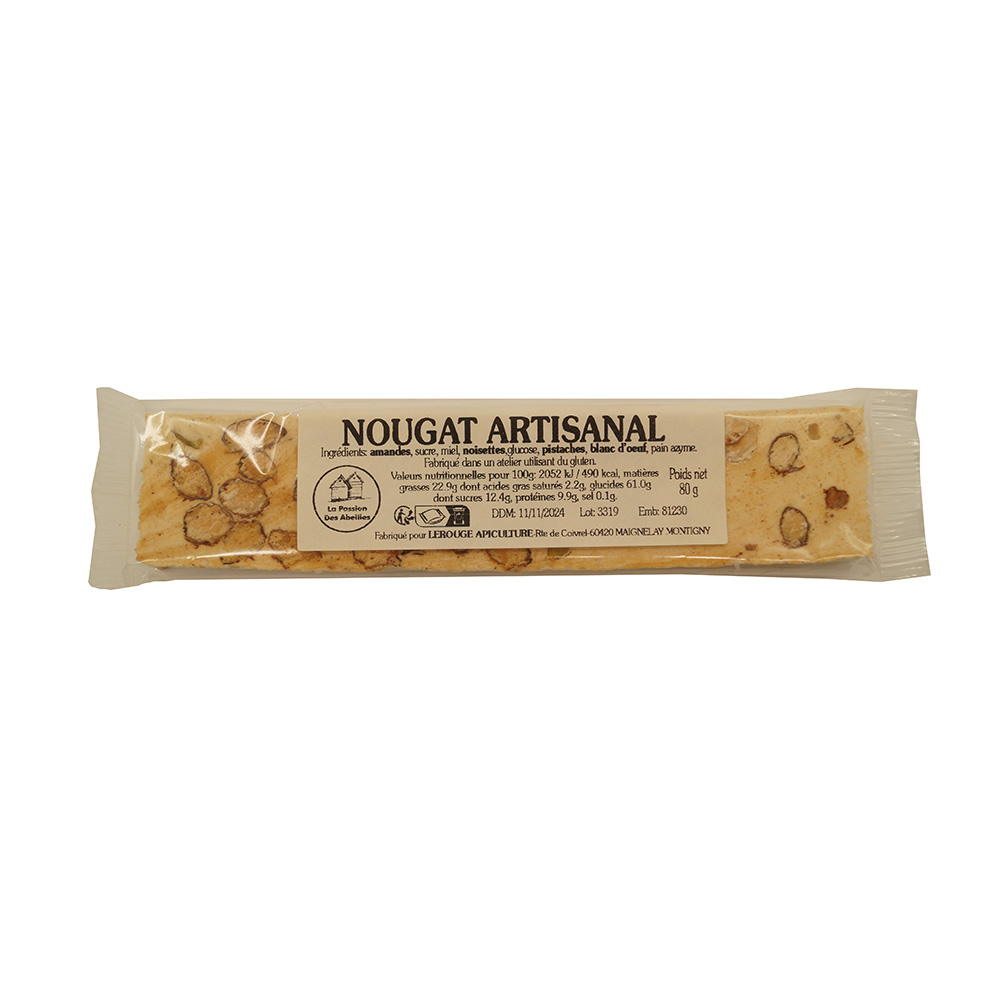 Nougat en barre 80g