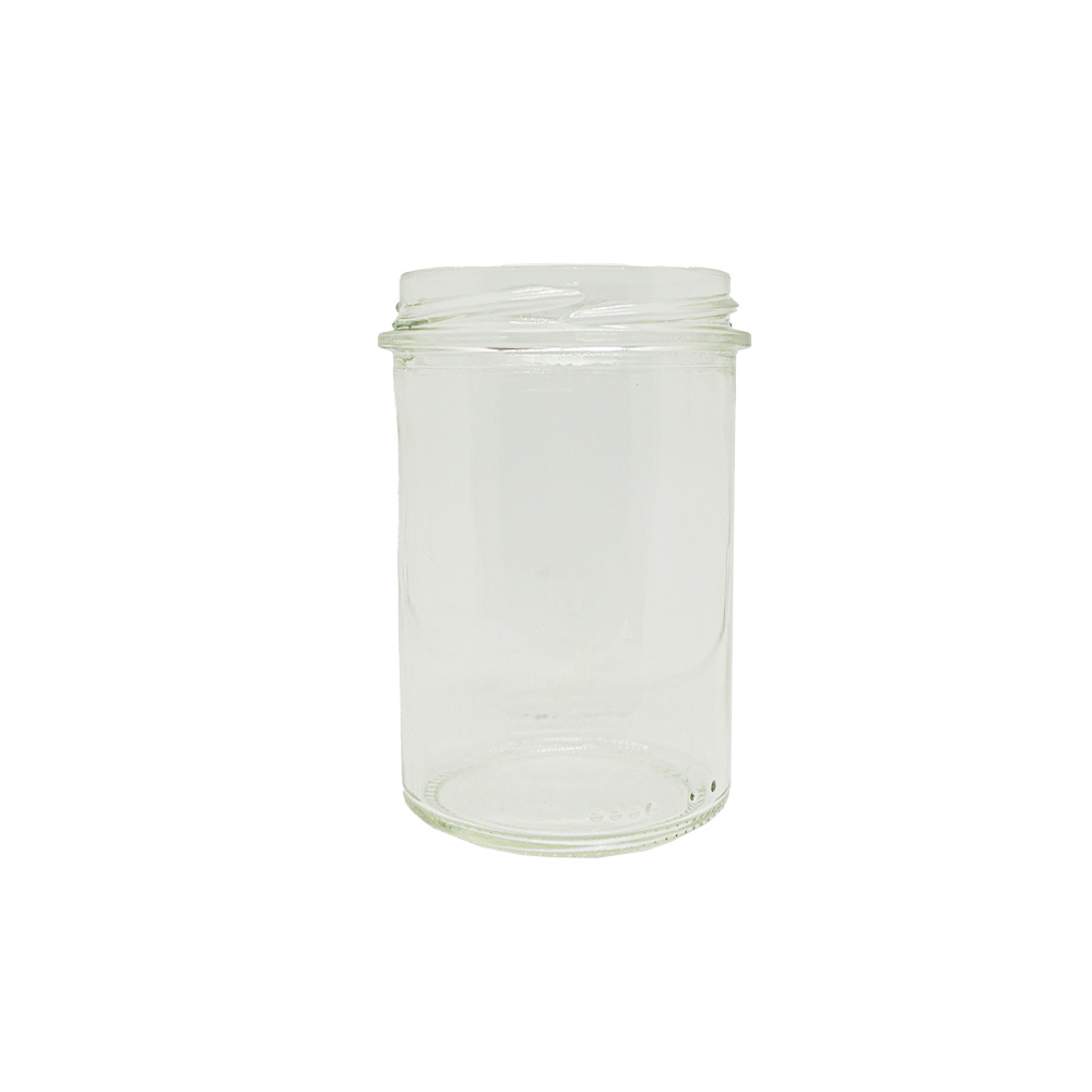 Carton de pots de verre 228ml TO63 bague protégée 250g