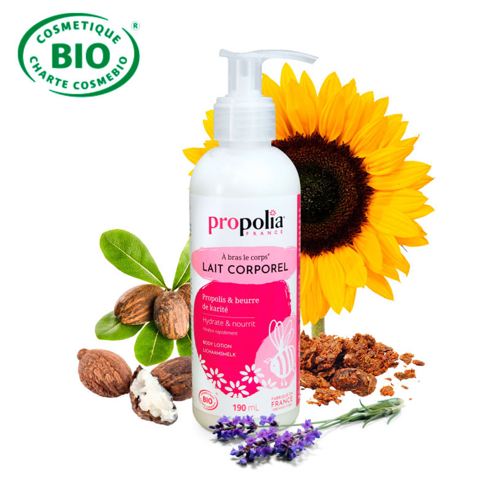 Lait corporel certifié bio propolis et karité – Image 2