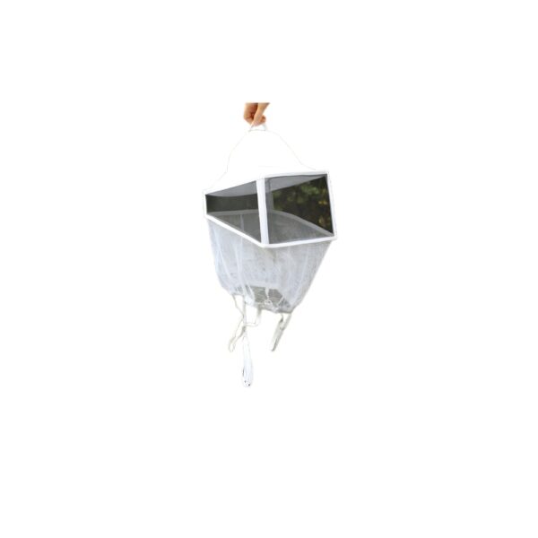 Voile bustier carré pliant avec chapeau