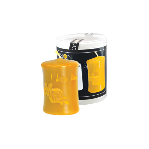 Moule en silicone pour bougie cylindre "I LOVE YOU" (H: 8 cm)
