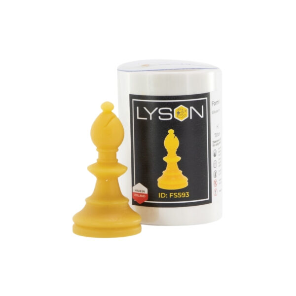 Moule en silicone pour bougie Echec fou (H: 7 cm)