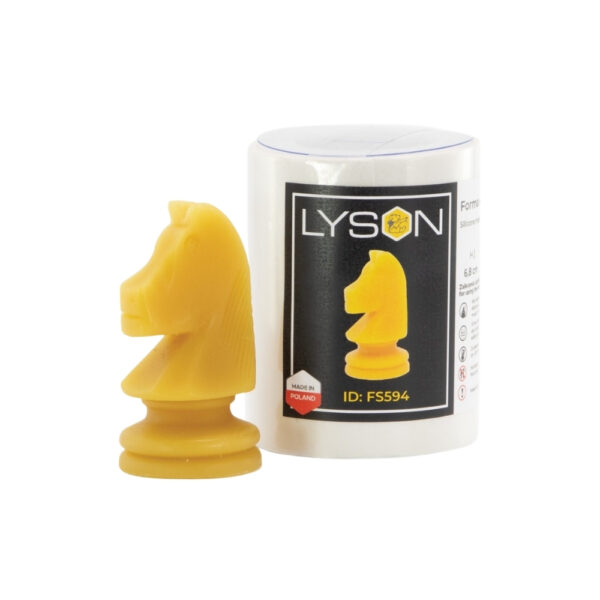 Moule en silicone pour bougie Echec cavalier (H: 6,8 cm)